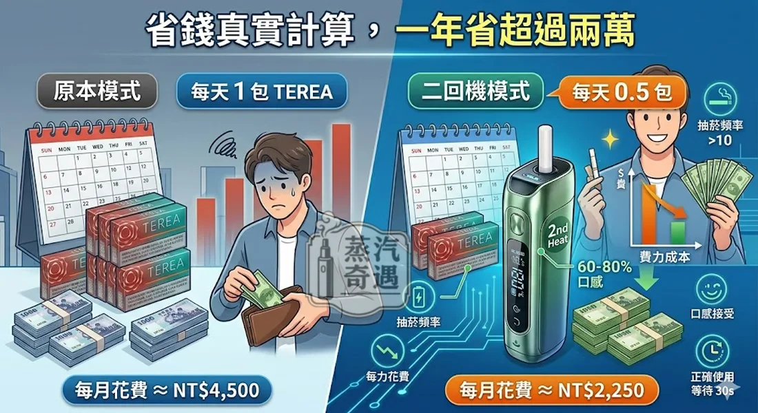 2026加熱菸二回機推薦：五款二回機選購技巧