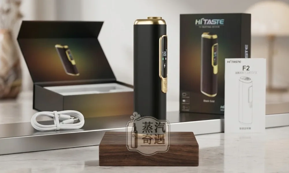 【黑色】HiTASTE F2 加熱菸二回機｜一支煙抽兩次｜TEREA煙彈專用｜3200mAh大電量30支續航｜雙加熱模式｜IQOS二次機現貨