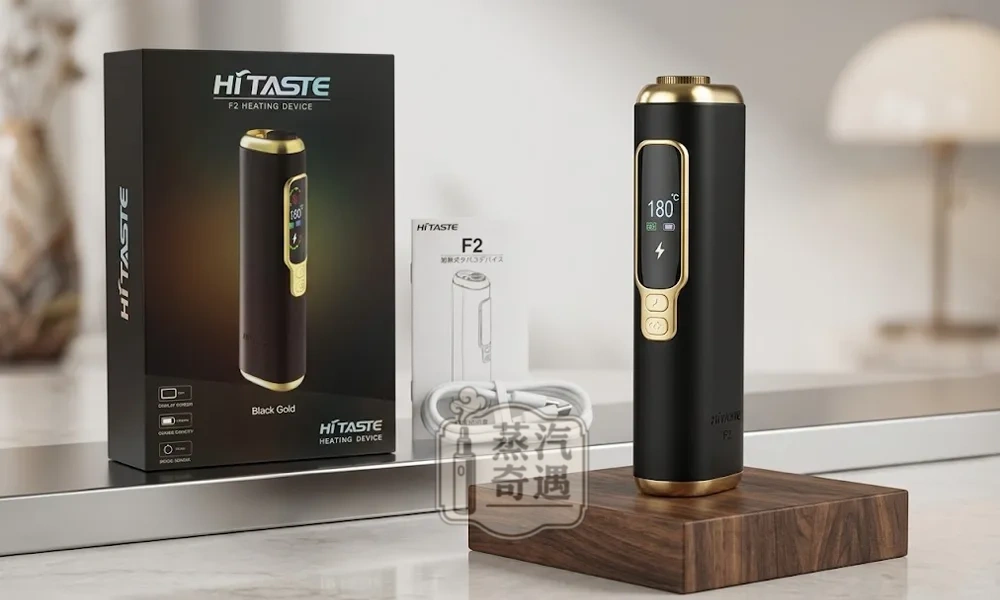 【黑色】HiTASTE F2 加熱菸二回機｜一支煙抽兩次｜TEREA煙彈專用｜3200mAh大電量30支續航｜雙加熱模式｜IQOS二次機現貨