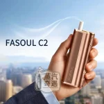 Fasoul C2 棕色二回機｜皮革質感｜IQOS 二次加熱 TEREA煙彈抽兩次 20支續航